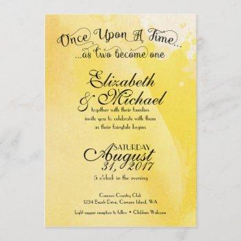 Small Fairytale Wedding  Template Front View