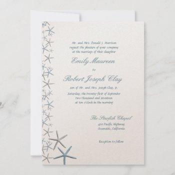 falling stars parents names wedding invitation