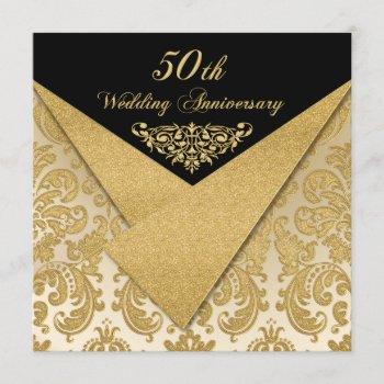 Small Faux Flaps Damask 50th Anniversary  2 Front View