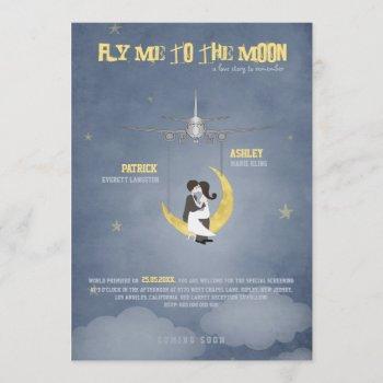 Small Fly Me To The Moon 2 - Movie Poster - Wedding Front View