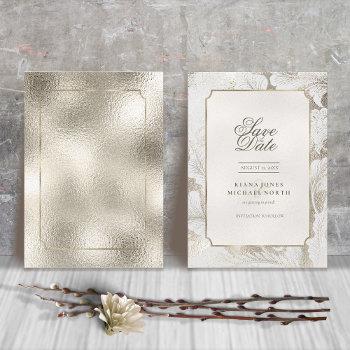 formal paisley wedding champagne id767 save the date
