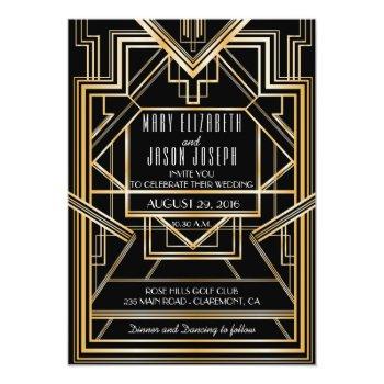 Small Great Gatsby Inspired Wedding Front View