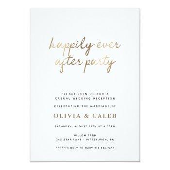 Small Happily Ever After Party Wedding Front View