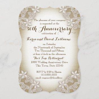 Small Heirloom Country 50th Wedding Anniversary Front View