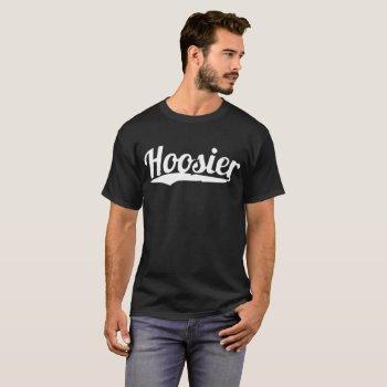 Small Hoosier The State Of Indiana Native Nickname Farm T-shirt Front View