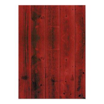 Small I Do Bbq Couples Shower Rustic Red Barn Wood Back View