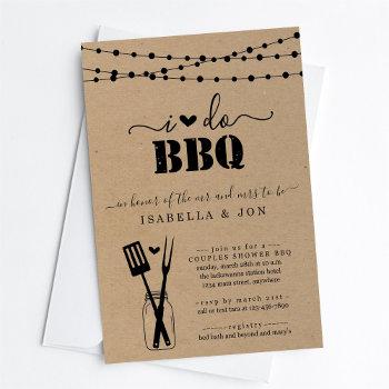 Small I Do Bbq Couples Wedding Baby Shower Engagement Front View
