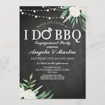 i do bbq engagement party couples shower flowers invitation