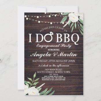 Small I Do Bbq Engagement Party Couples Shower Invite Front View