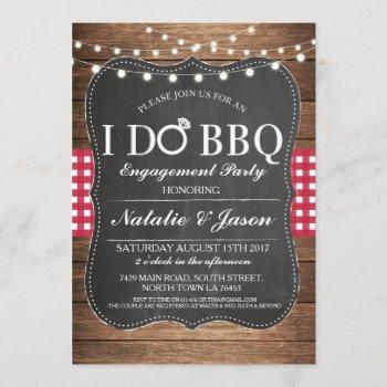 i do bbq engagement party maroon shower invite