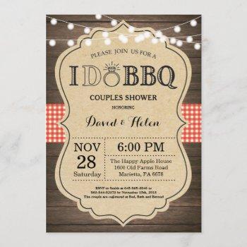 Small I Do Bbq  Rustic Wedding Engagment Front View