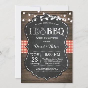 Small I Do Bbq  Rustic Wedding Engagment Front View