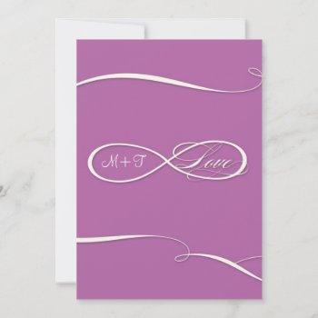 Small Infinity Symbol Sign Infinite Love Weddings Scroll Front View