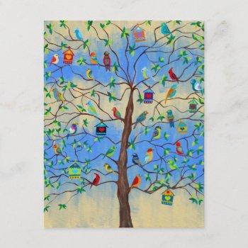 Small Bar Mitzvah Wedding Tree Of Life Birds Front View
