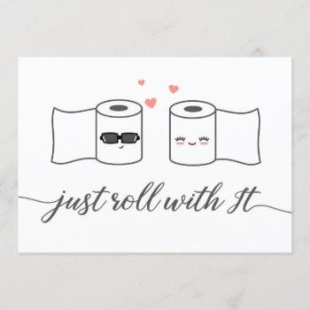 just roll with it postponed wedding announcement