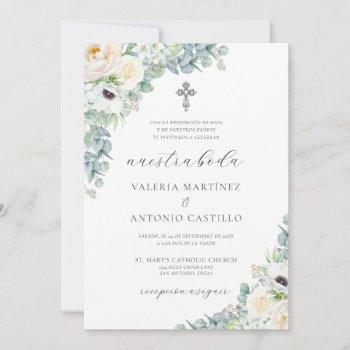 kristen invitación de boda católica wedding invitation