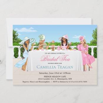 ladies bridal tea party invitation