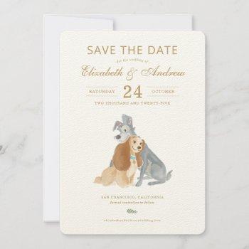 lady and the tramp save the date