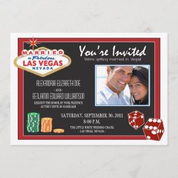 Small Las Vegas Destination Wedding  (red) Front View