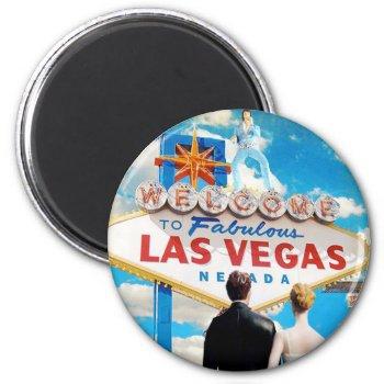 Small Las Vegas Wedding  Magnet Front View