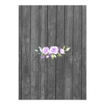 Small Lavender Flowers Barn Wood After I Do Bbq Back View