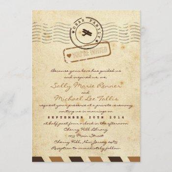 Small Love Letter Wedding Front View