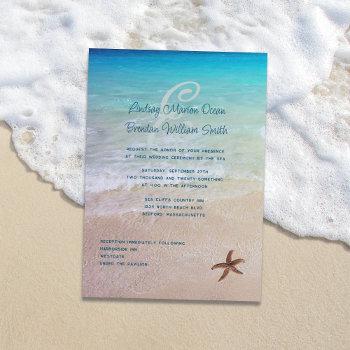 Small Married By The Sea Beach Destination Wedding Front View