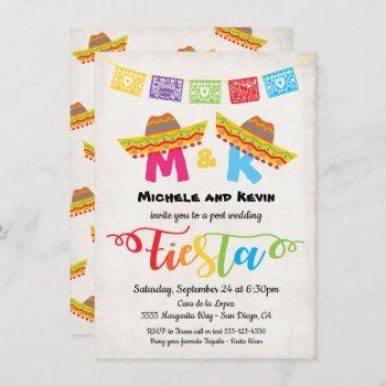mexican fiesta post wedding fiesta invitation