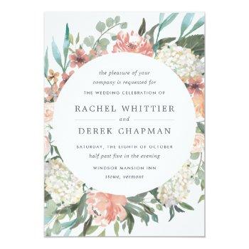 Small Midsummer Floral Wedding  | Square Front View