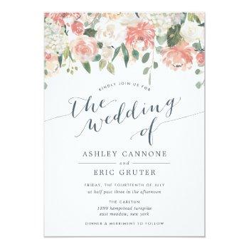 Small Midsummer | Watercolor Floral Wedding Front View