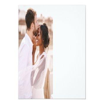 Small Minimal And Chic | Elegant Two Photo Wedding Foil Front View