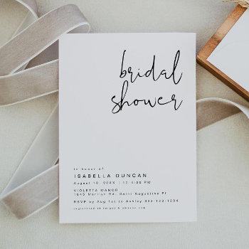 Small Modern Minimalist Simple & Edgy Baby Shower Front View