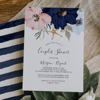 Small Modern Nautical | Floral Couples Shower Front View