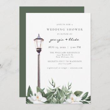 nola new orleans magnolia wedding shower invitatio invitation
