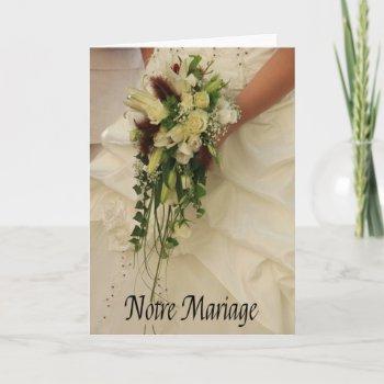 Small Notre Mariage - French Wedding Front View