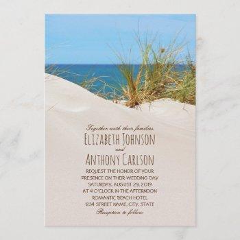 Small Ocean Sand Creative Beach Themed Wedding Front View