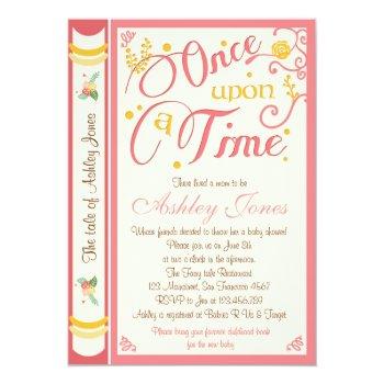 Small Once Upon A Time Baby Shower  Fairy Tale Front View