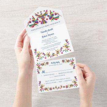 otomi mexican all in one wedding invite