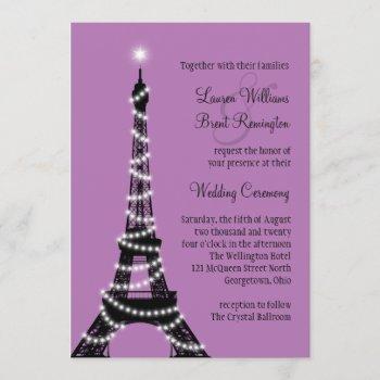 Small Paris Twinkles Wedding Front View