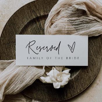 reserved wedding table chair sign decor g400  invitation