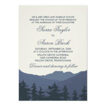 Small Retreat To The Mountains Formal Wedding Front View