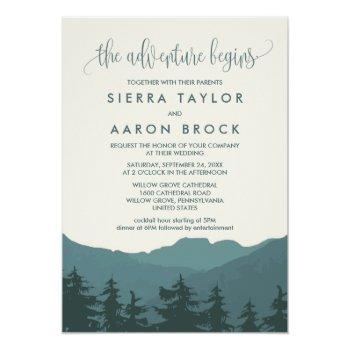 Small Retreat To The Mountains | Green Adventure Wedding Front View