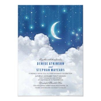 Small Romantic Stars And Moon Wedding Front View