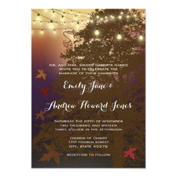 Small Romantic Tree Under The Stars Forest Wedding Front View