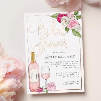 Small Rosé Garden | Baby Shower Foil Front View