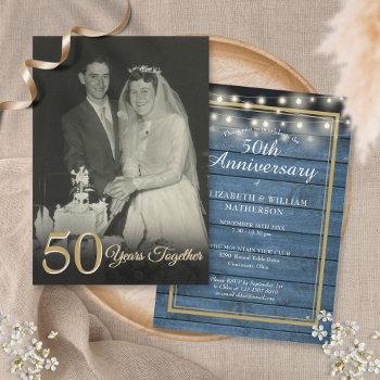Small Rustic Any Year Together Wedding Anniversary Photo Front View