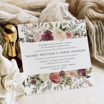 Small Rustic Bloom Wedding  | Square Front View