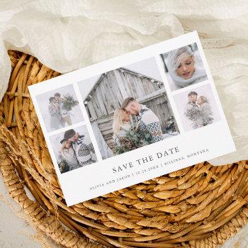 rustic chic | photo grid save the date