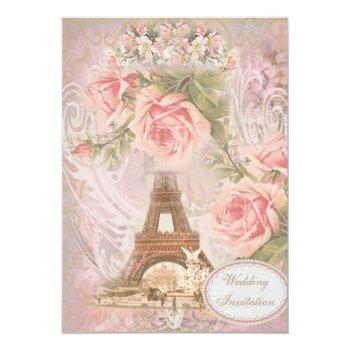 Small Shabby Chic Eiffel Tower Wedding Front View
