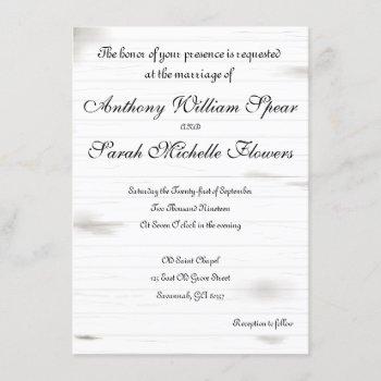 shiplap "wood" wedding invitations